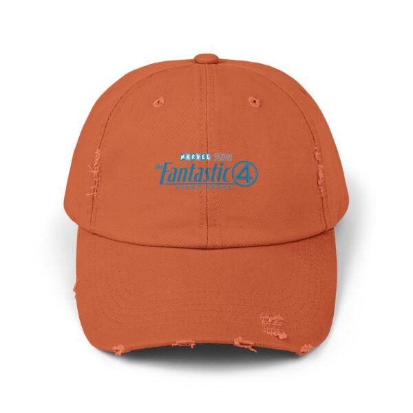 The Fantastic Four: First Steps Unisex Distressed Cap - Image 5