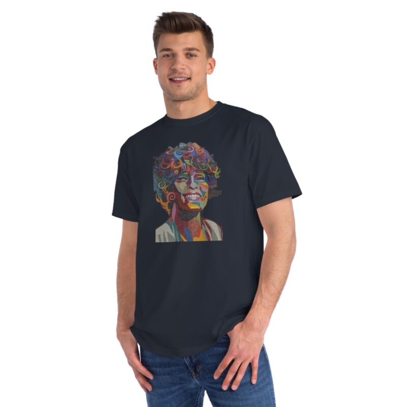 Whitney Houston Mural / Newark, NJ Organic Unisex Classic T-Shirt - Image 15