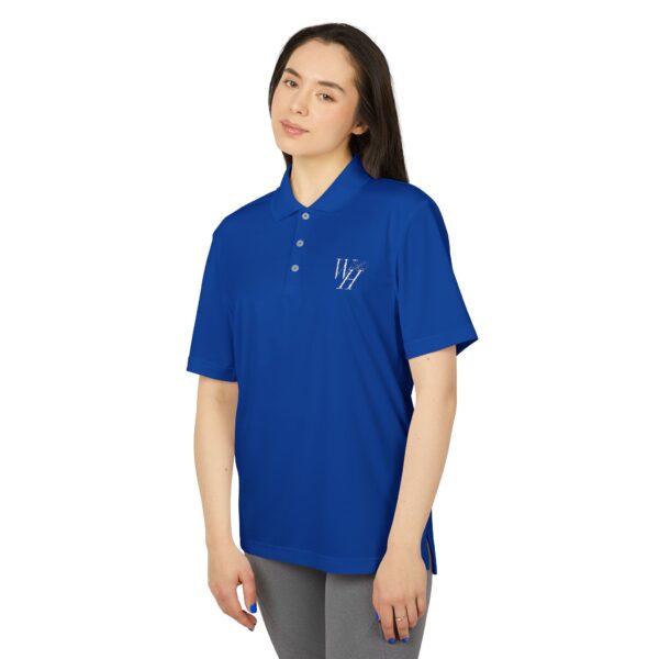 Whitney Houston Mural / Newark, NJ Adidas Unisex Performance Polo - Image 3