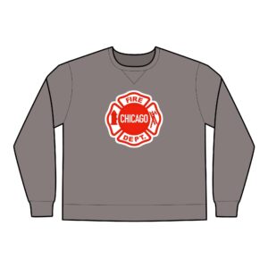 Chicago Fire Unisex ComfortWash® Garment Dyed Crewneck Sweatshirt