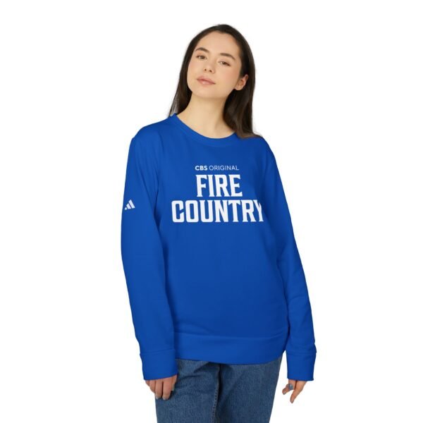 Fire Country Adidas Unisex Fleece Crewneck Sweatshirt - Image 19