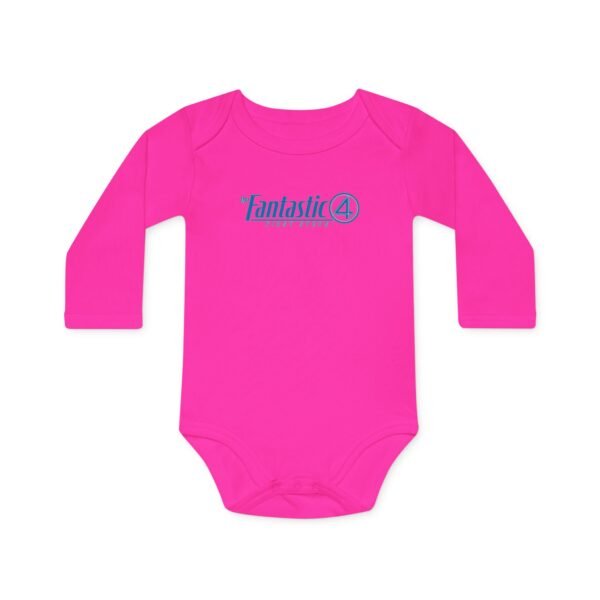 The Fantastic Four: First Steps Baby Long-Sleeve Organic Bodysuit - Image 16