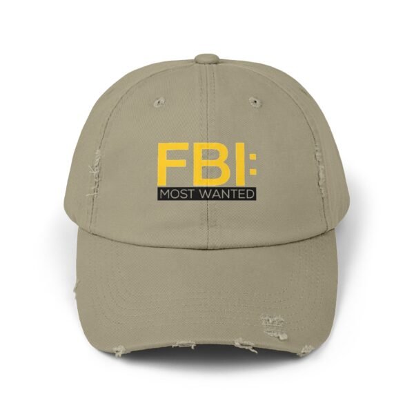 FBI: Most Wanted Unisex Distressed Cap - Image 9