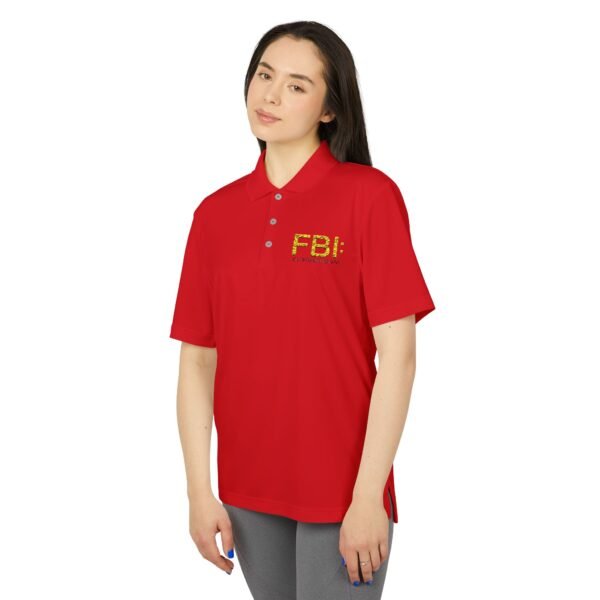 FBI International Adidas Unisex Performance Polo - Image 19