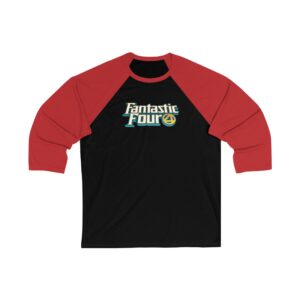 Fantastic Four Unisex 3/4 Sleeve Baseball Tee