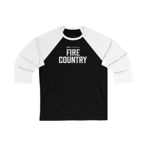 Fire Country Unisex 3/4 Sleeve Baseball Tee