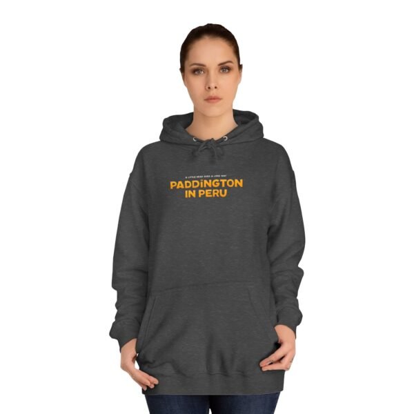 Paddington in Peru Unisex College Hoodie - Image 12