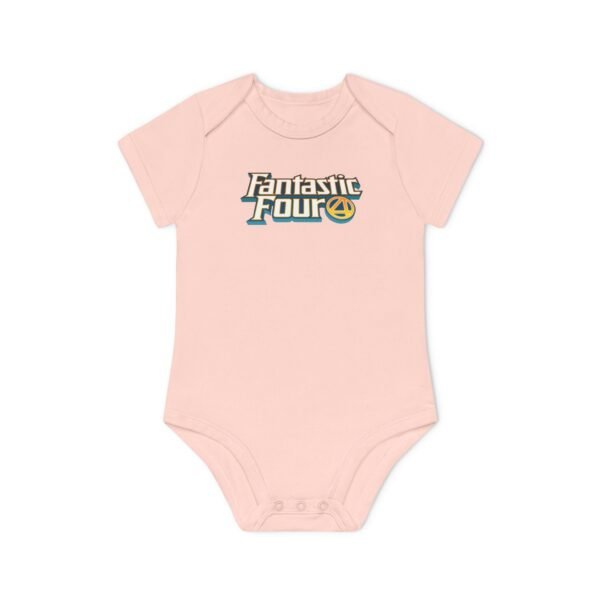 Fantastic Four Baby Organic Short Sleeve Bodysuit - Image 7