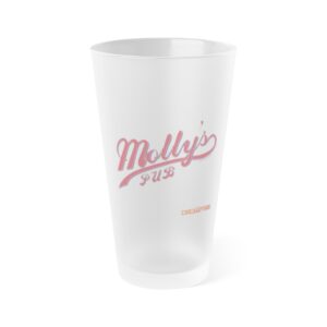 Chicago Fire Molly's Pub Frosted Pint Glass, 16oz