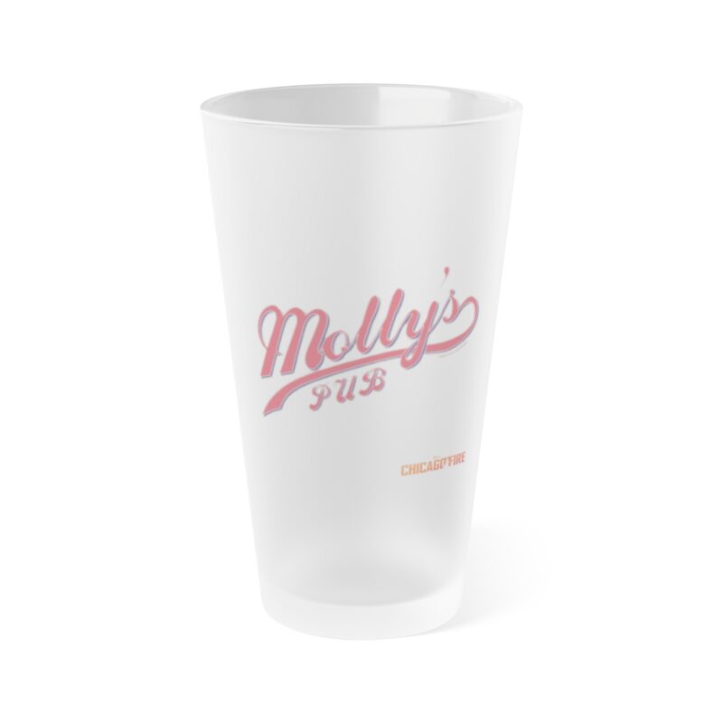 Chicago Fire Molly's Pub Frosted Pint Glass, 16oz