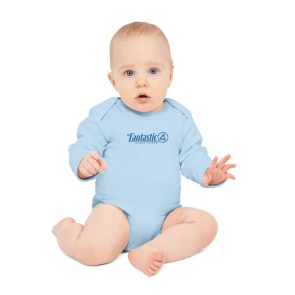 The Fantastic Four: First Steps Baby Long-Sleeve Organic Bodysuit - Image 15