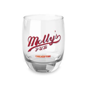 Chicago Fire Molly's Pub Whiskey Glass