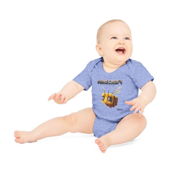 A Minecraft Movie Baby Organic Short Sleeve Bodysuit - Image 21