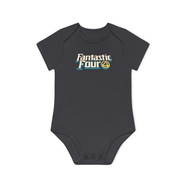 Fantastic Four Baby Organic Short Sleeve Bodysuit - Image 40