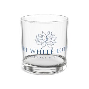 The White Lotus Rocks Glass, 10oz