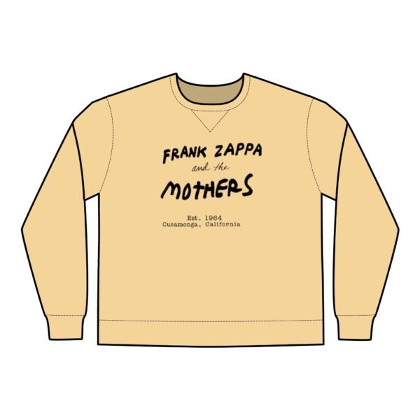 Frank Zappa and the Mothers Unisex ComfortWash® Garment Dyed Crewneck Sweatshirt - Image 3