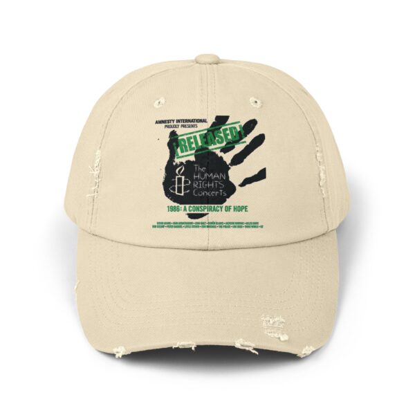 The Police & Friends - Amnesty International Conspiracy of Hope Concert Unisex Distressed Cap - Image 5