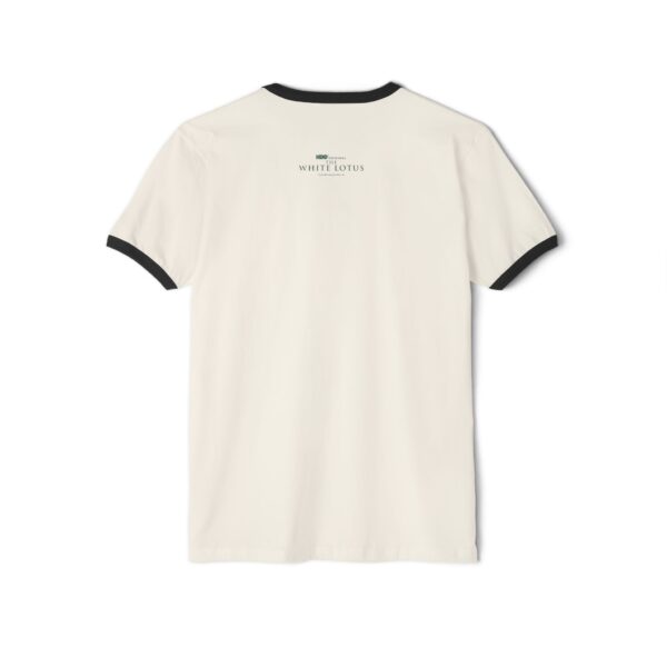The White Lotus Unisex Cotton Ringer T-Shirt - Image 6