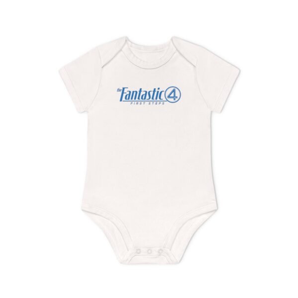 The Fantastic Four: First Steps Baby Organic Short Sleeve Bodysuit - Image 10