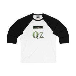 Oz Unisex 3/4 Sleeve Baseball Tee