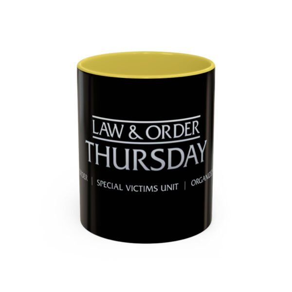 Law & Order Thursday Colorful Mugs (11oz, 15oz) - Image 45