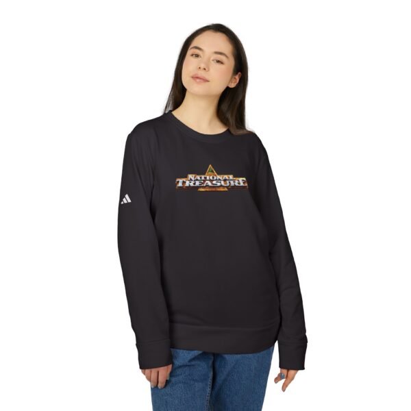 National Treasure Adidas Unisex Fleece Crewneck Sweatshirt - Image 3