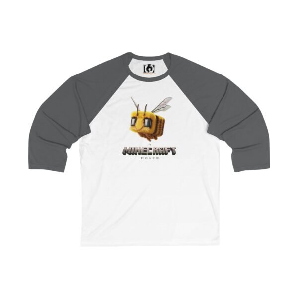 A Minecraft Movie Unisex 3/4 Sleeve Baseball Tee - Image 3
