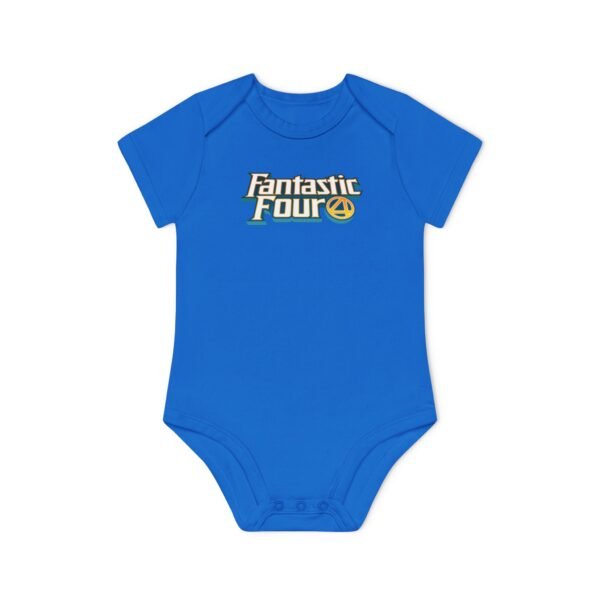 Fantastic Four Baby Organic Short Sleeve Bodysuit - Image 52