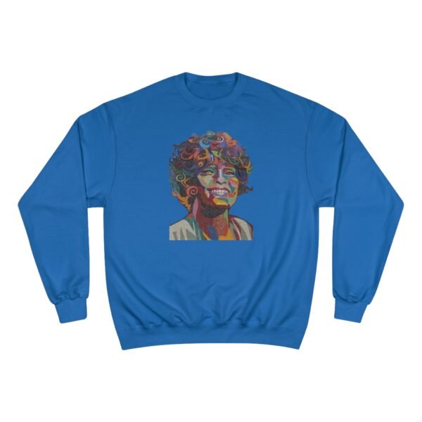 Whitney Houston Mural / Newark, NJ Champion Sweatshirt - Image 13