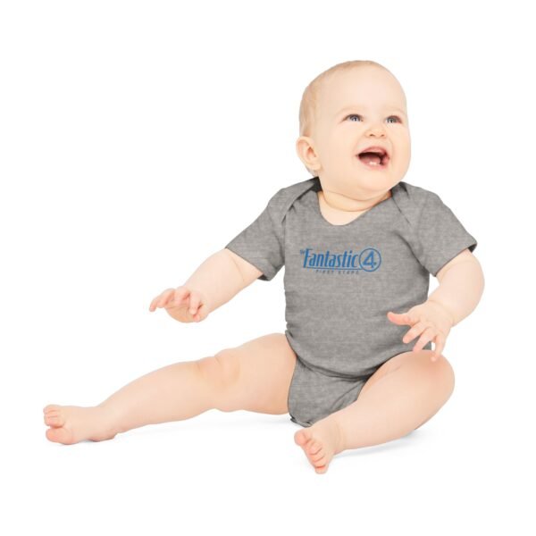 The Fantastic Four: First Steps Baby Organic Short Sleeve Bodysuit - Image 15