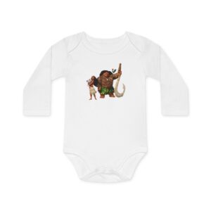 Moana 2 Baby Long-Sleeve Organic Bodysuit