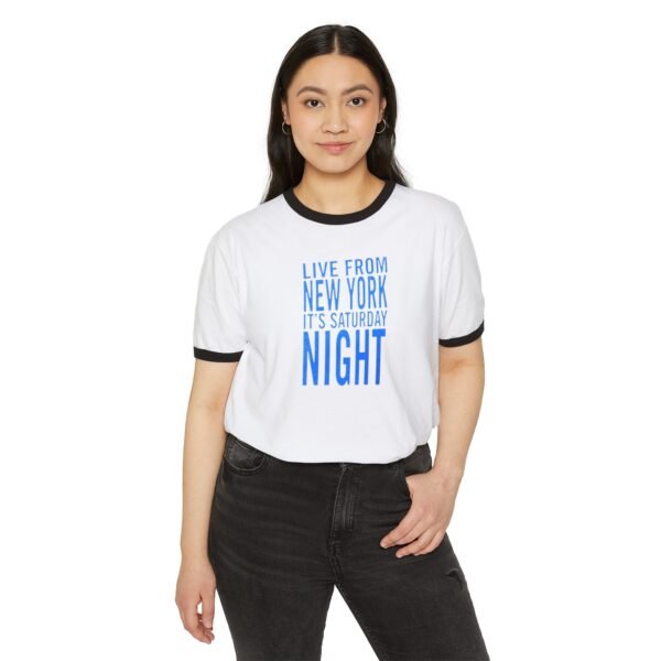 SNL50: The Anniversary Special Unisex Cotton Ringer T-Shirt - Image 11
