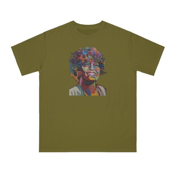Whitney Houston Mural / Newark, NJ Organic Unisex Classic T-Shirt - Image 5