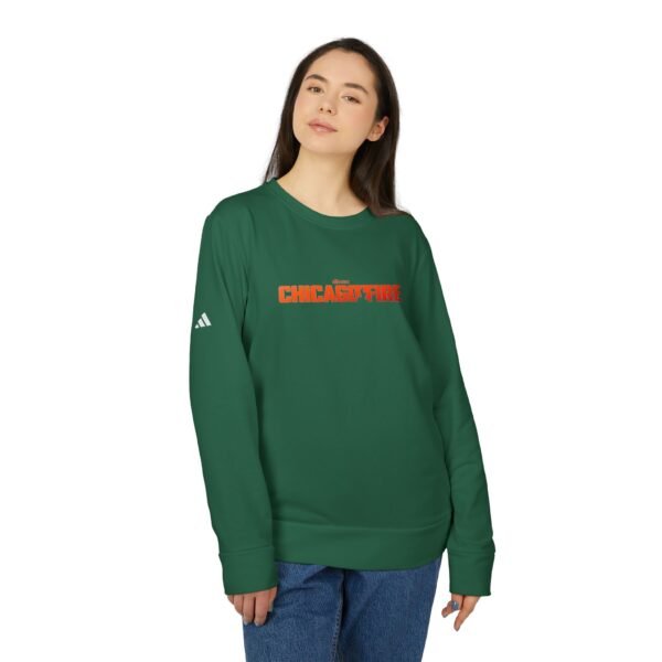 Chicago Fire Adidas Unisex Fleece Crewneck Sweatshirt - Image 7