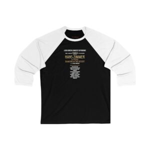 Hans Zimmer & Friends: Diamond in the Desert Unisex 3/4 Sleeve Baseball Tee