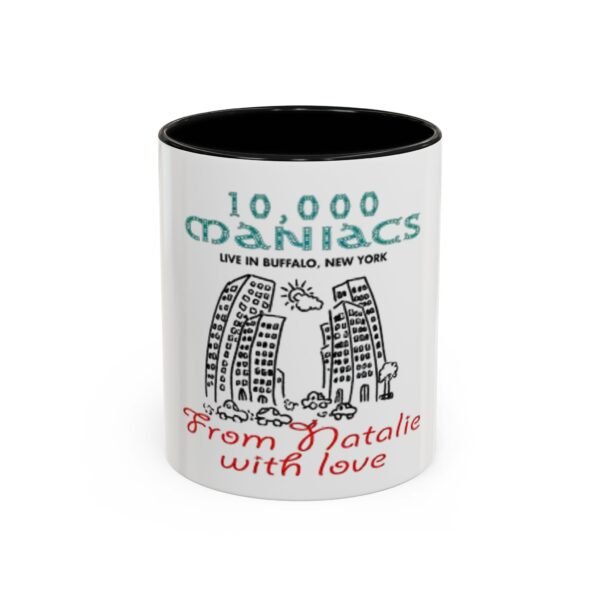 10,000 Maniacs Accent Coffee Mug, 11oz