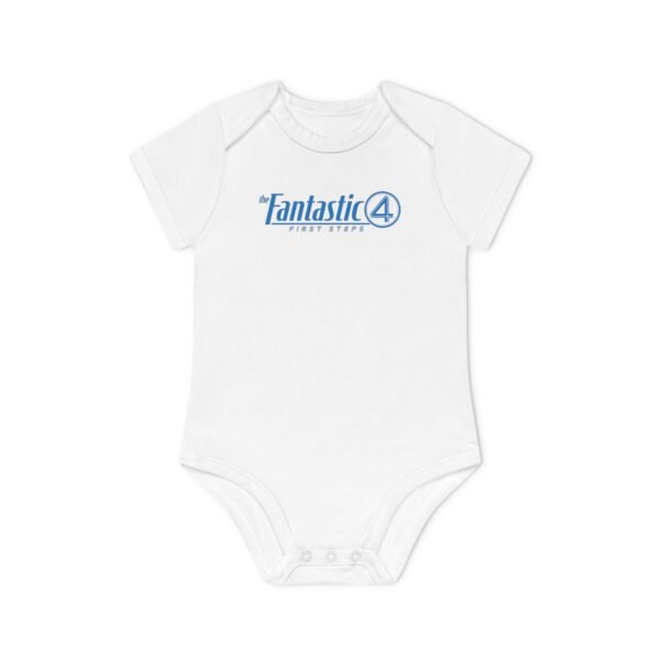 The Fantastic Four: First Steps Baby Organic Short Sleeve Bodysuit - Image 4