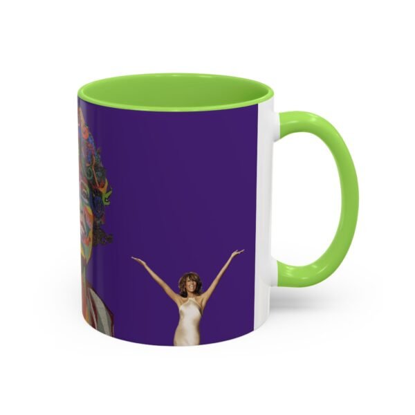 Whitney Houston Mural / Newark, NJ Colorful Mugs (11oz, 15oz) - Image 30