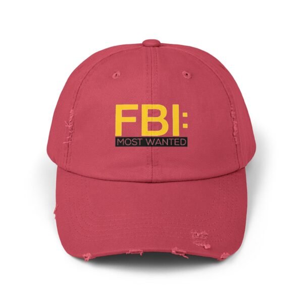 FBI: Most Wanted Unisex Distressed Cap - Image 25