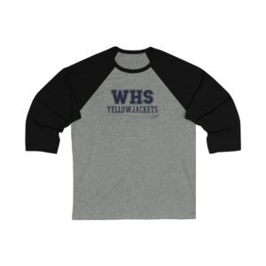 Yellowjackets Unisex 3/4 Sleeve Baseball Tee