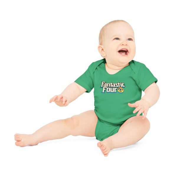 Fantastic Four Baby Organic Short Sleeve Bodysuit - Image 27