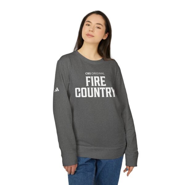 Fire Country Adidas Unisex Fleece Crewneck Sweatshirt - Image 11