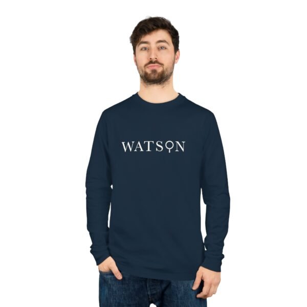 Watson Unisex Shifts Dry Organic Long Sleeve Tee - Image 4