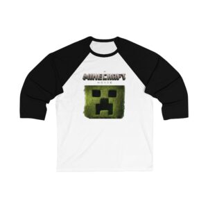 A Minecraft Movie Unisex 3/4 Sleeve Baseball Tee
