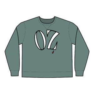 Oz Unisex ComfortWash® Garment Dyed Crewneck Sweatshirt