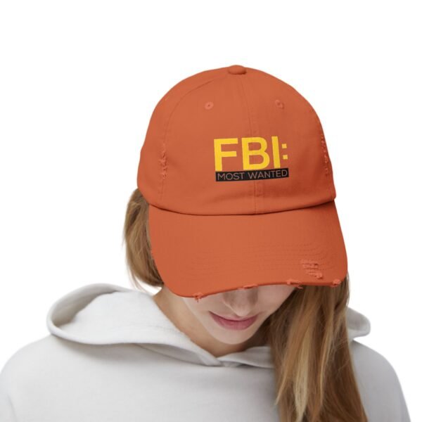 FBI: Most Wanted Unisex Distressed Cap - Image 8