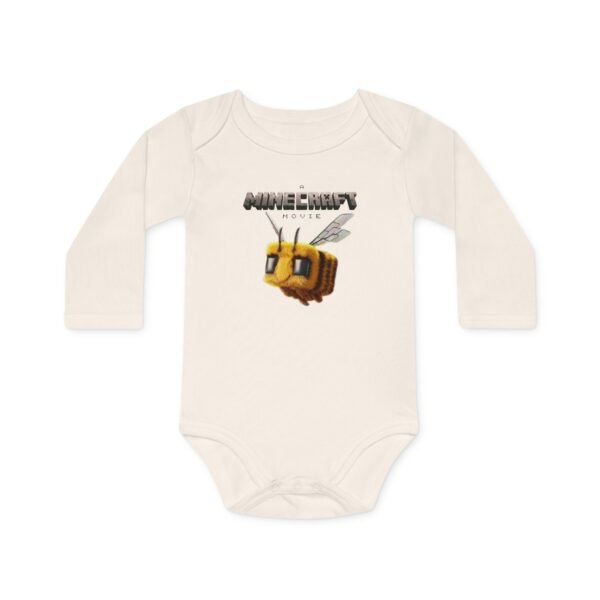 A Minecraft Movie Baby Long-Sleeve Organic Bodysuit - Image 10