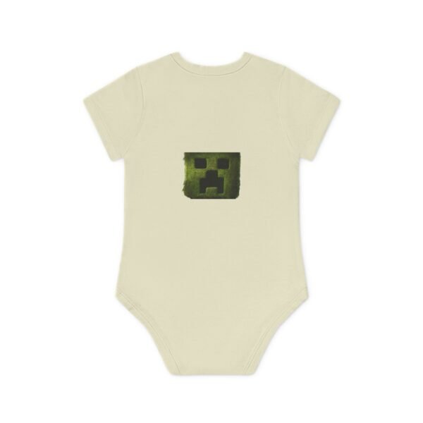 A Minecraft Movie Baby Organic Short Sleeve Bodysuit - Image 2