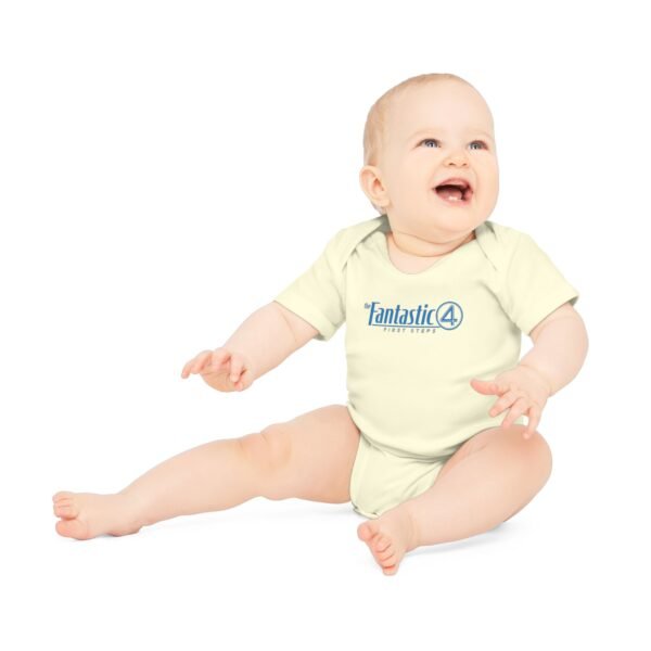 The Fantastic Four: First Steps Baby Organic Short Sleeve Bodysuit - Image 3