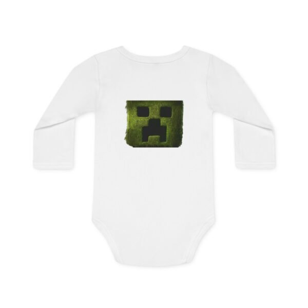 A Minecraft Movie Baby Long-Sleeve Organic Bodysuit - Image 8
